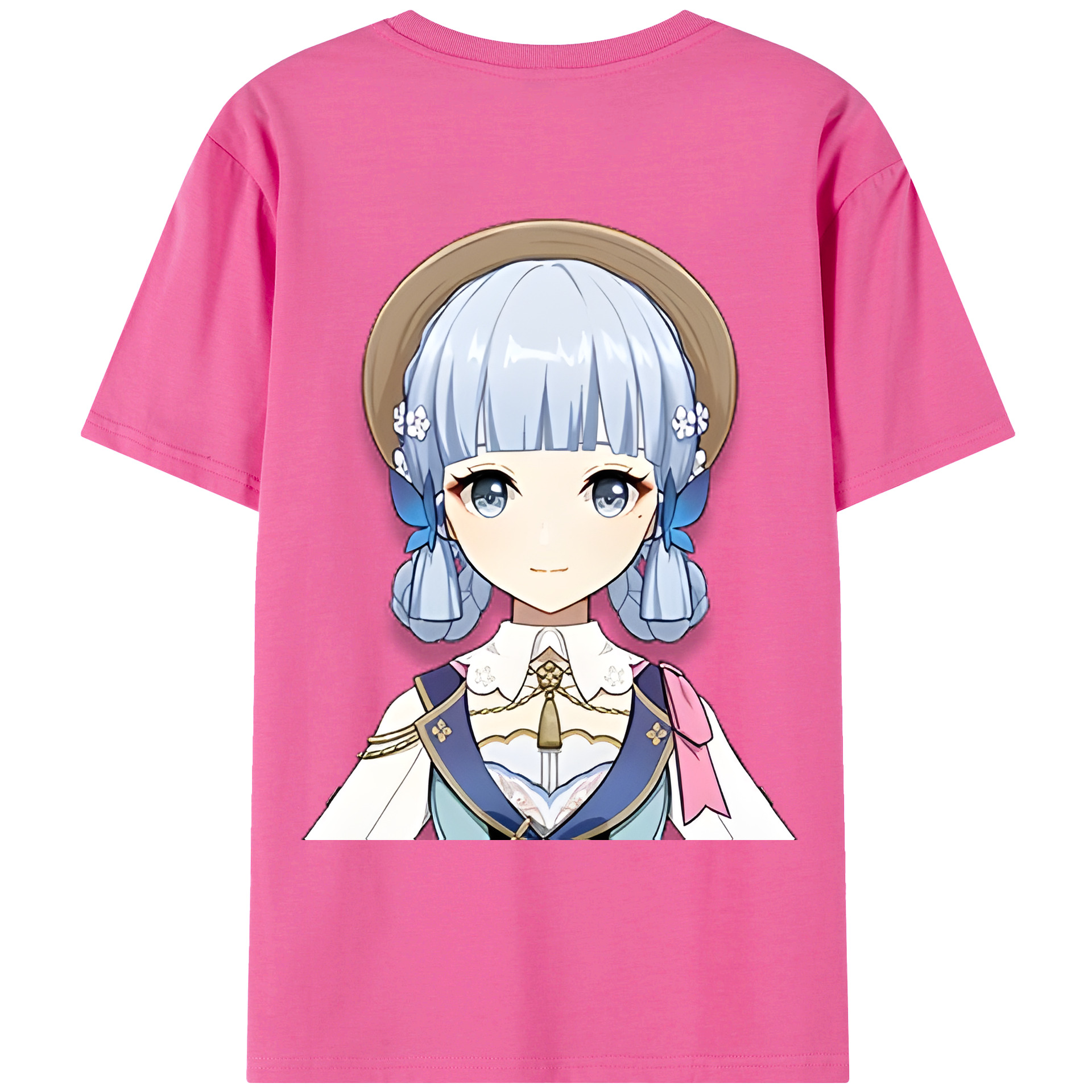 げんし神 神里綾華 神宮寺レン genshin Kamimiya Ren レディース半袖Tシャツ(バックプリント)